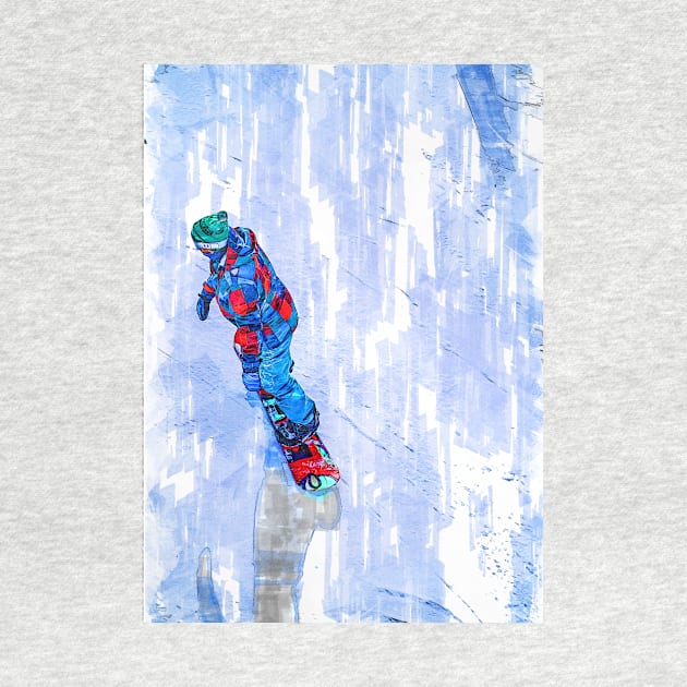 Snowboarder Freestyles by ColortrixArt